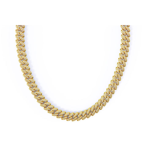 MOISSANITE CUBAN CHAIN 10MM